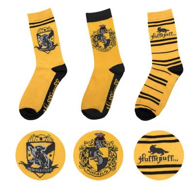 Harry Potter Sokken van Hufflepuff Drie Verschillende Soorten