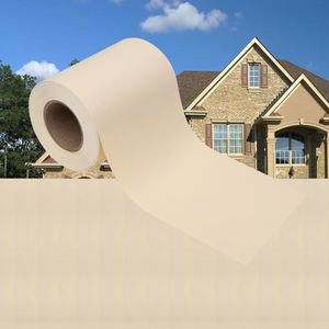 VidaXL Tuinscherm 70x0,19 m pvc crèmekleurig