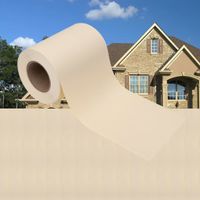 VidaXL Tuinscherm 70x0,19 m pvc crèmekleurig