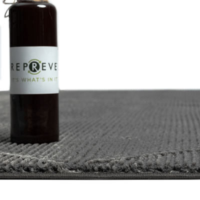 Laagpolig Gerecycled vloerkleed Antraciet-160 x 230 cm