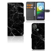 Motorola Moto G9 Power | Bookcase | Marmer Zwart - Origineel Cadeau Vader