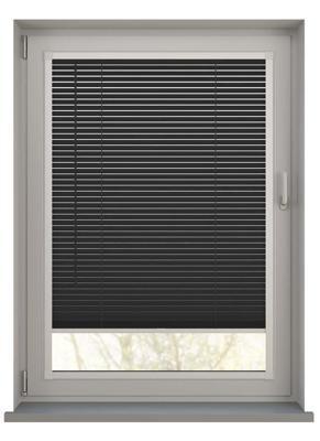 Perfect fit - Sunwood houten jaloezie - zwart