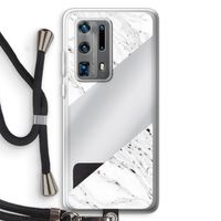 Biggest stripe: Huawei P40 Pro Plus Transparant Hoesje met koord