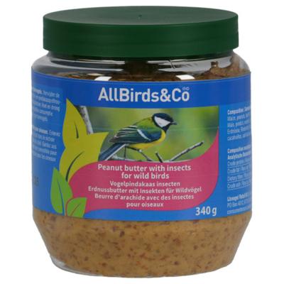 AllBirds&Co Vogelpindakaas Insecten 340g