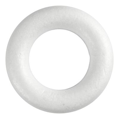 Creativ Company Ringen met platte achterkant wit, 20cm