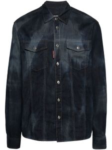 DSQUARED2 chemise Icon en jean - Bleu