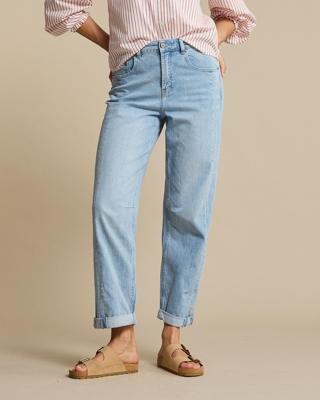 Red Button Caitlina Sidepatch Srb4824 Loose Fit Light Blue