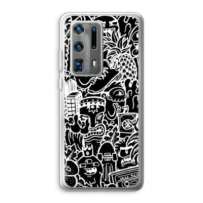 Vexx Black Mixtape: Huawei P40 Pro Plus Transparant Hoesje