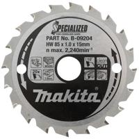 Makita Accessoires cirkelzaagblad met. 136x20x1,5 30t 0g voor zacht staal - b-10615