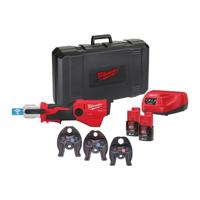 Milwaukee M12 ONEHPT-202C V-Set 2 FORCE LOGIC™ Accu hydraulische perstool 12V 2.0Ah in koffer - 4933481035