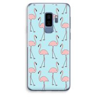 Anything Flamingoes: Samsung Galaxy S9 Plus Transparant Hoesje