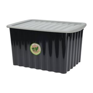 Opslagbak/opbergdoos/organizer - met deksel - kunststof - 27 Liter - Opbergbox