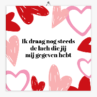Tekst tegeltje valentijn lach