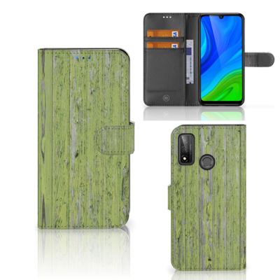 Huawei P Smart 2020 | Book Style Case | Green Wood