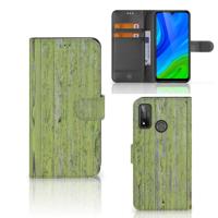 Huawei P Smart 2020 | Book Style Case | Green Wood