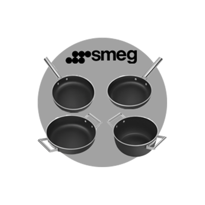 Smeg panneset 4-delig