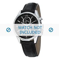 Horlogeband Tag Heuer CAR2110 / CAR2111 / CAR2150 / FC6266 Leder Zwart 20mm - thumbnail