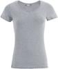 Promodoro E3086 Women´s Slim Fit V-Neck-T - Sports Grey (Heather) - 3XL