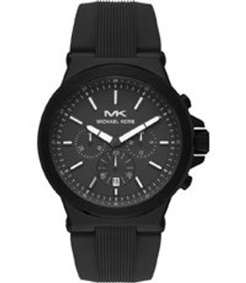 Horlogeband Michael Kors MK8729 Silicoon Zwart 26mm