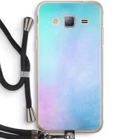 mist pastel: Samsung Galaxy J3 (2016) Transparant Hoesje met koord
