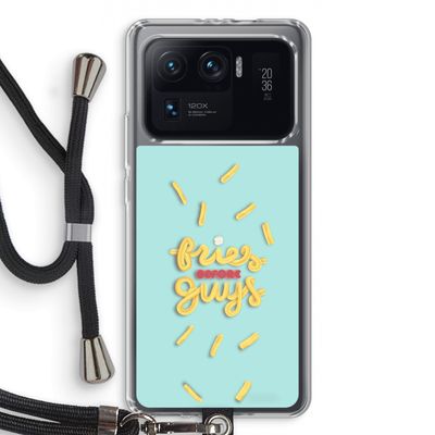 Always fries: Xiaomi Mi 11 Ultra Transparant Hoesje met koord