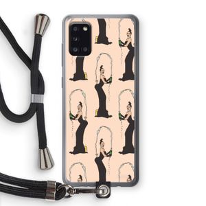 Pop Some Kim: Samsung Galaxy A31 Transparant Hoesje met koord
