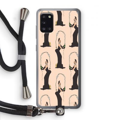 Pop Some Kim: Samsung Galaxy A31 Transparant Hoesje met koord
