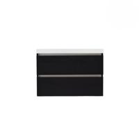 Onderkast Sanilux Trendline Met Greeplijst Aluminium 80x47x52 cm Black Oak Sanilux Onderkast Sanilux Trendline Met Greeplijst Aluminium 80x47x52 cm Black Oak Sanilux