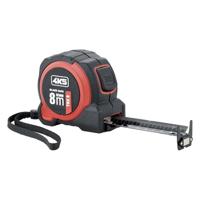 4K5 Tools TRX 8 Rolbandmaat 8m | Dubbelzijdig bedrukt | Met knipbestendig W-vorm - 606.102-8