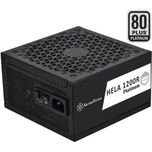 SilverStone HELA 1200R Platinum, 1200W voeding 7x PCIe, Kabel-Management