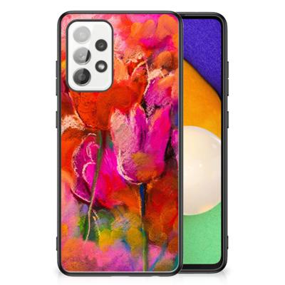 Kleurrijke Telefoonhoesje Samsung Galaxy A52 | A52s (5G/4G) Tulips