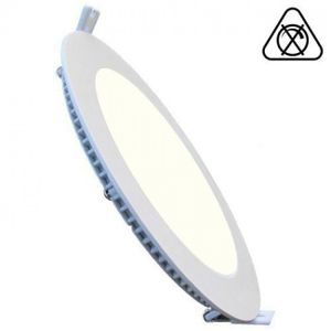 LED Downlight Slim Pro - Aigi - Inbouw Rond 20W - Natuurlijk Wit 4000K - Mat Wit - Ø240mm