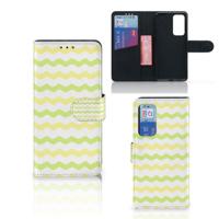 Huawei P40 | Telefoon Hoesje | Waves Yellow