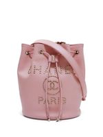 CHANEL Pre-Owned sac seau à logo CC (2017-2018) - Rose