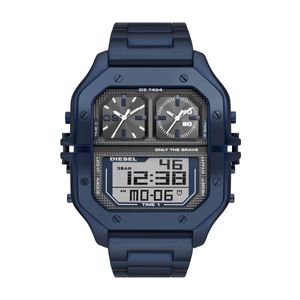 Horlogeband Diesel DZ7464 Staal Blauw 28mm