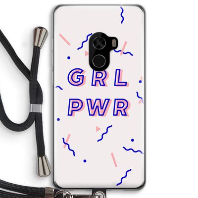 GRL PWR: Xiaomi Mi Mix 2 Transparant Hoesje met koord