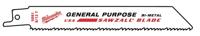 Milwaukee Accessoires reciprozaagbladzaagblad 150 / 3,2 - 2,1 mm (50 stuks) - 48016091