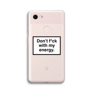 My energy: Google Pixel 3 XL Transparant Hoesje