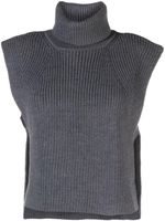 ISABEL MARANT gilet Megani en maille épaisse - Gris - thumbnail