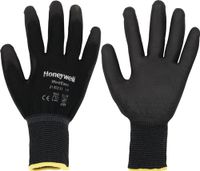 Honeywell Handschoen | maat 8 zwart | EN 388 PSA-categorie II | polyester m.polyurethaan | 100 paar - 2100251-08 2100251-08 - thumbnail