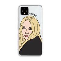 Mary Kate: Pixel 4 XL Transparant Hoesje