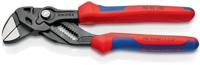 Knipex sleuteltang | lengte 180 mm zwart gefosfateerd | spanwijdte 40 mm meercomponenten mantels | 1 stuk - 86 02 180 - 86 02 180