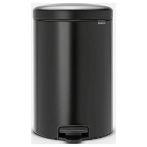 brabantia Newicon 11 41 06 Pedaalemmer (groot) 20 l Staal (Ø x h) 290 mm x 467 mm Zwart Met voetpedaal 1 stuk(s)