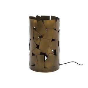 Hoyz Collection - Tafellamp 1L Patch Cylinder - Brons Antiek