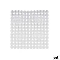 Antislipmat voor in de douche Berilo Transparant PVC 54 x 54 x 1 cm (6 Stuks)