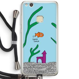Aquarium: Huawei Ascend P10 Lite Transparant Hoesje met koord