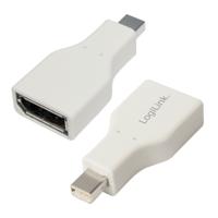 LogiLink CV0110 Mini Displayport DisplayPort Grijs kabeladapter/verloopstukje - thumbnail