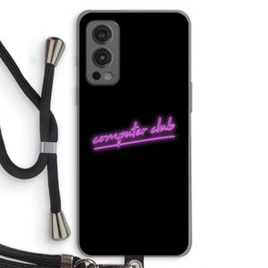 Vice Black: OnePlus Nord 2 5G Transparant Hoesje met koord