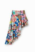 Asymmetrische rok met patchwork Johnson Hartig - MATERIAL FINISHES - M - thumbnail