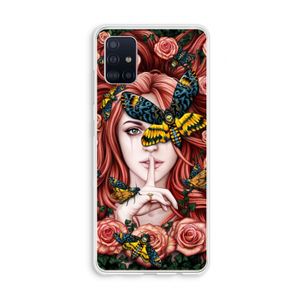 Lady Moth: Galaxy A51 4G Transparant Hoesje